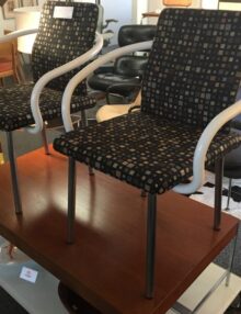 Mid Century Modern Dark Color Square Dots chairs