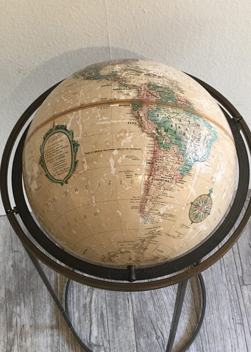 Mid Century Modern Globe on stand