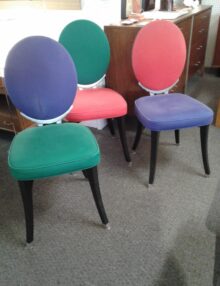 Mid Century Modern Colorful Chairs