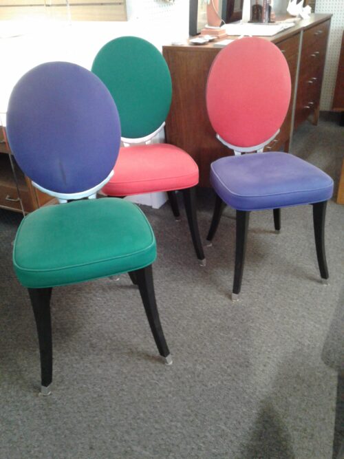 Mid Century Modern Colorful Chairs