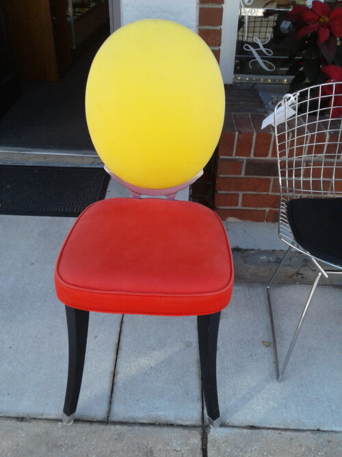 Mid Century Modern Bright Colors Chair