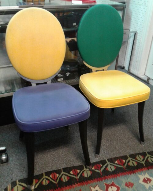 Mid Century Modern Colorful Chairs