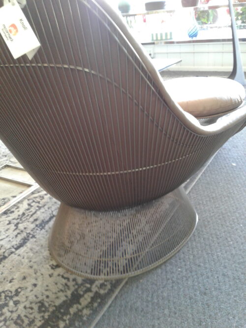 Warren Platner Lounge Chair and Ottoman Back Side