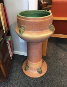 Roseville "Futura" Jardinier and Pedestal Base