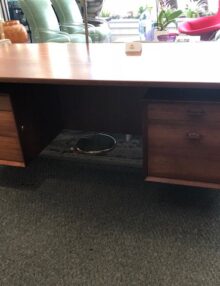 Danish Teak Floating Desk by Arne Vodder for Sibast