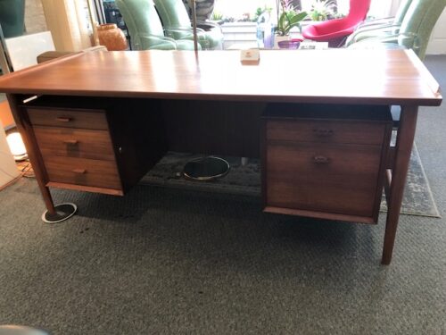 Danish Teak Floating Desk by Arne Vodder for Sibast