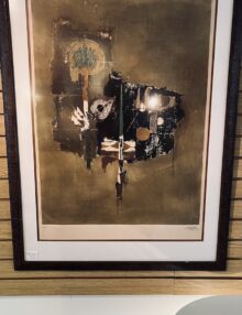 Johnny Gotthard Friedlaender Abstract Lithograph